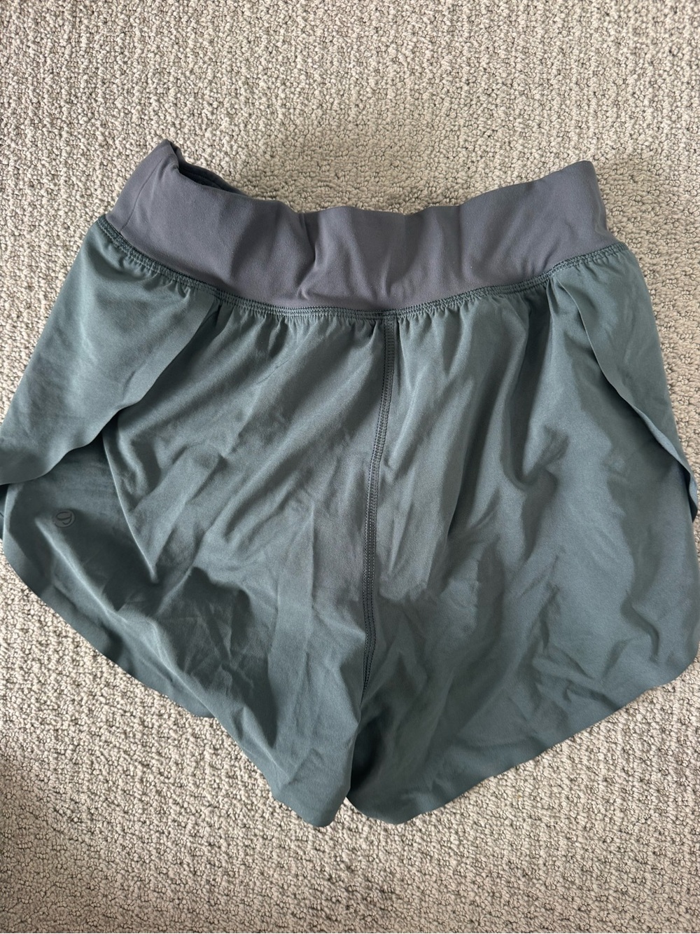Women's High-Waist Athletic Shorts - Slate Green